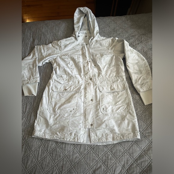 Athletic Works Jackets & Blazers - Athletic Works Light Grey Camo Rain Coat